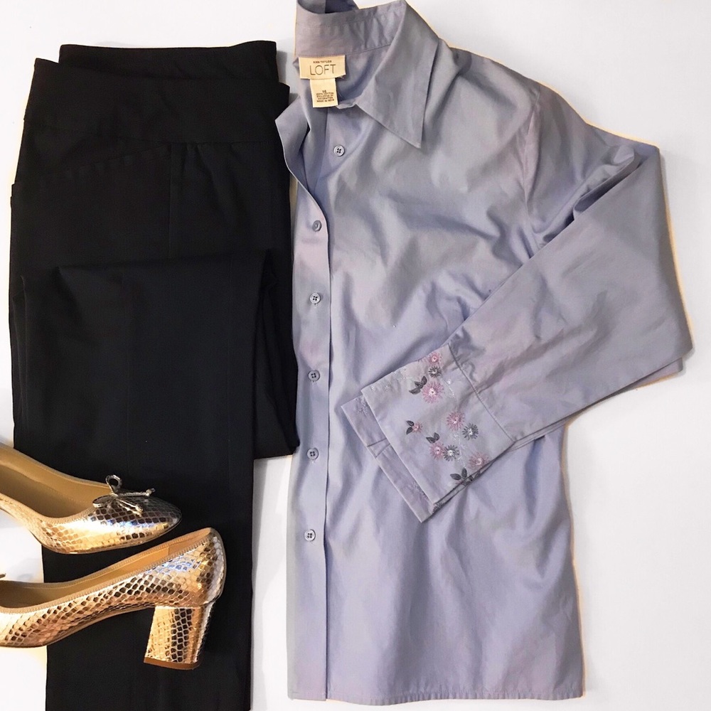 Embroidered Cuff Shirt - Picture 2 of 7